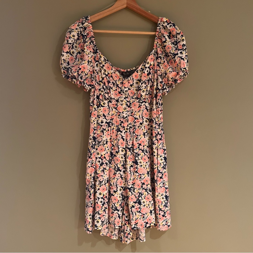 Lily Rose Floral Romper NWT Size XL